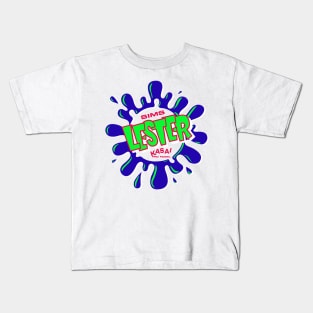 Sims Lester Blue and Lime Kids T-Shirt